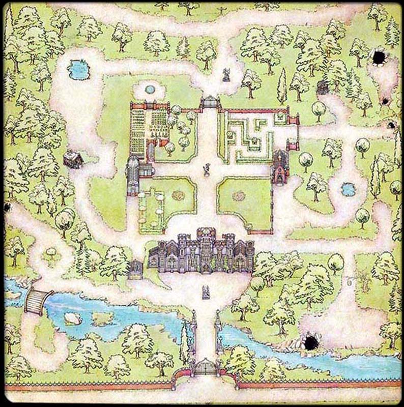 Dragonology - Castle Drake Map